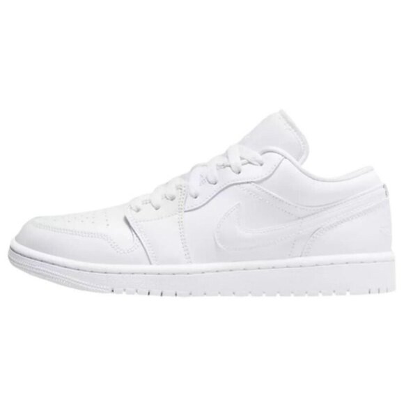 NIKE JORDAN / Air One Low / White / Sneakers / Leather Classic / Style Athletic - Picture 2 of 10